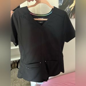 ScrubStar (7) Black (M) Scrub tops! 2 (S) & 2 (M- petite) in pants.